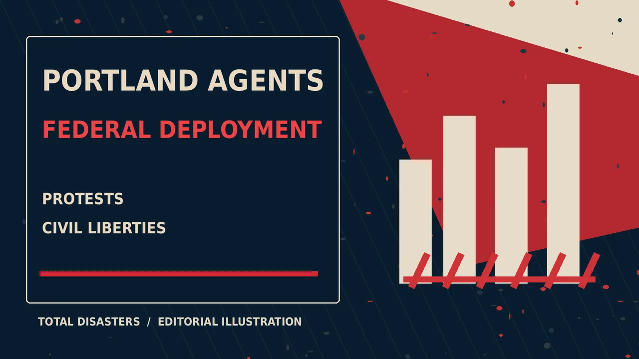 Symbolic editorial illustration about portland agents, not a documentary photograph.